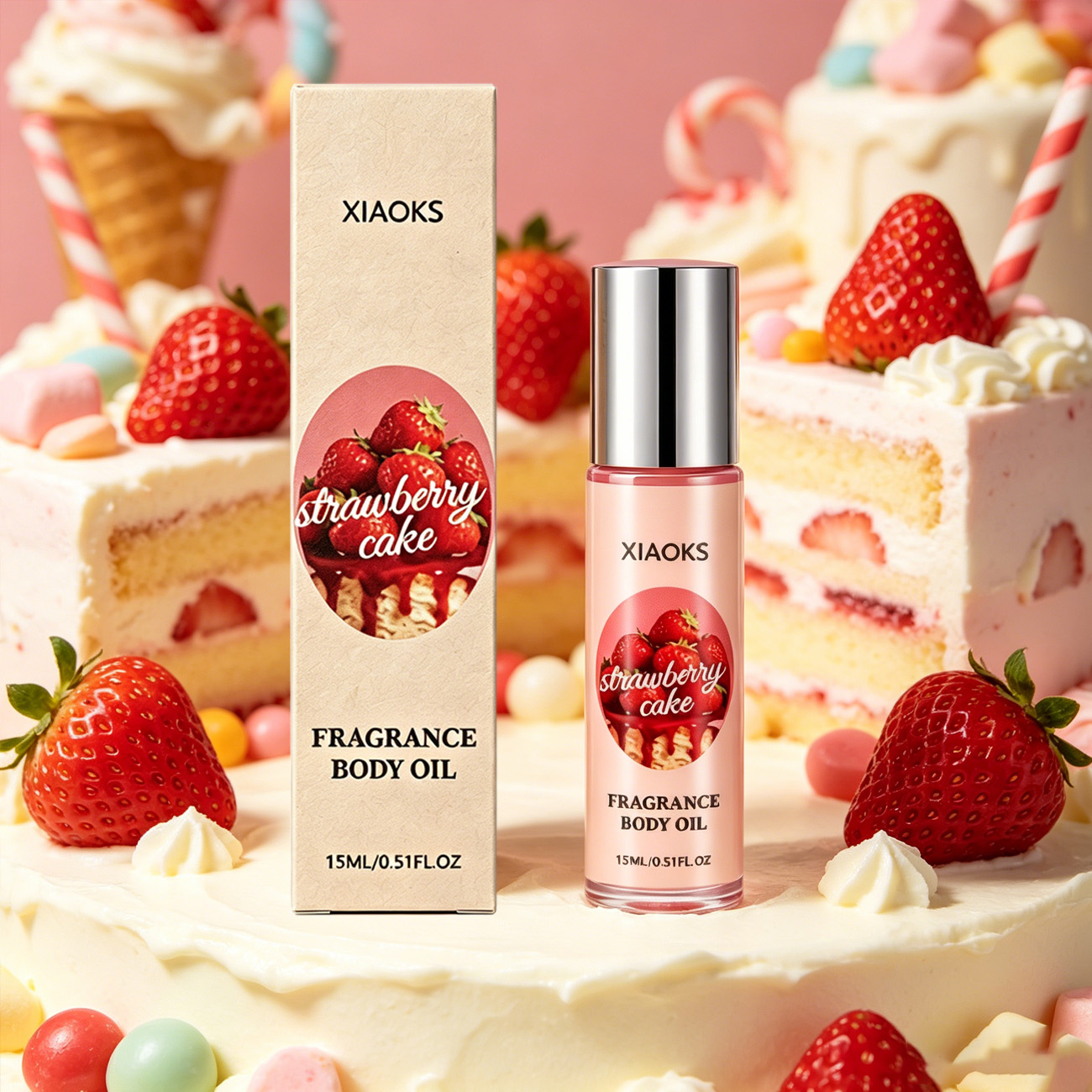 On Perfume & Fragrance Kota Bogor - 1 Frasco de Perfume Roll-On Doce