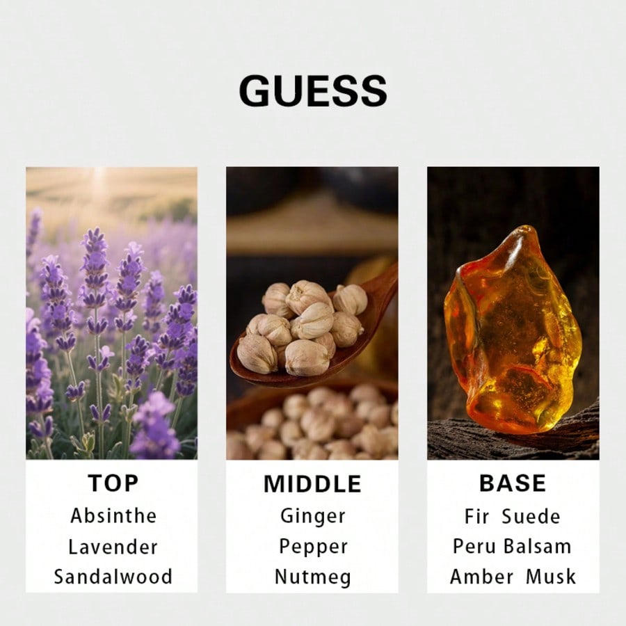 Guess Gold Men Eau De Toilette - Fragrance Perfume Note avaliação e preço