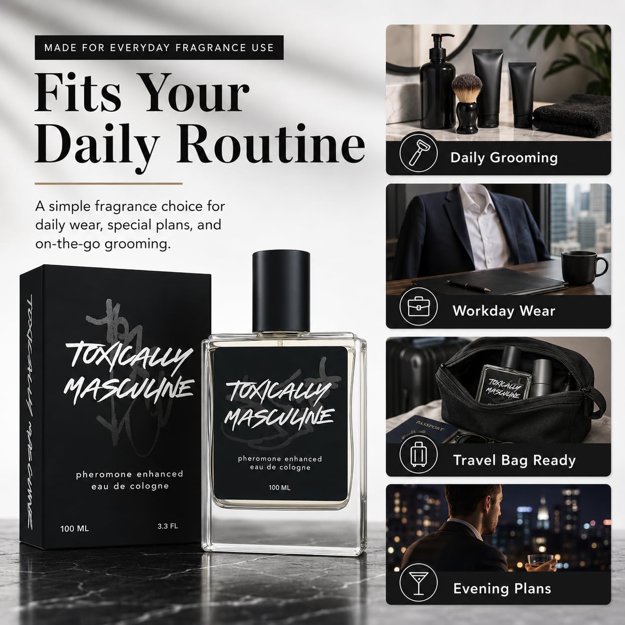 Colônia Toxically Masculine pa - Perfume Fragrance For Men avaliação e preço